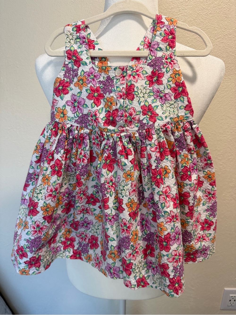 Genuine Baby Girls Floral Tank Dress - 18M